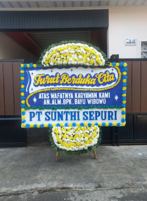 Papan Bunga Duka di Bunar